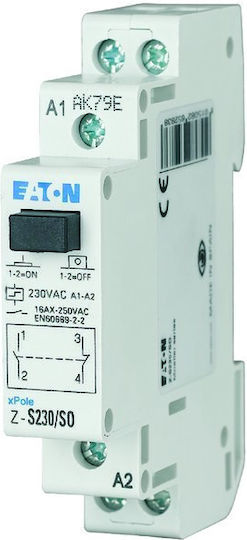 Eaton Ρελέ Ράγας 16A με Τάση 230V