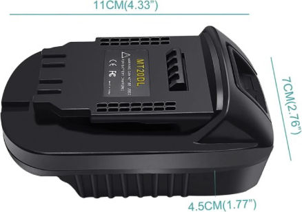 Rosfix Αντάπτορας Μπαταρίας Εργαλείου Dw18ml