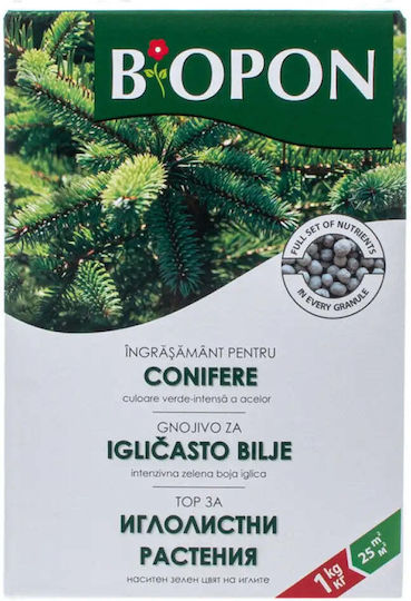 Bros Granular Fertilizer Nitrogen, Magnesium, Iron for Conifers 1kg