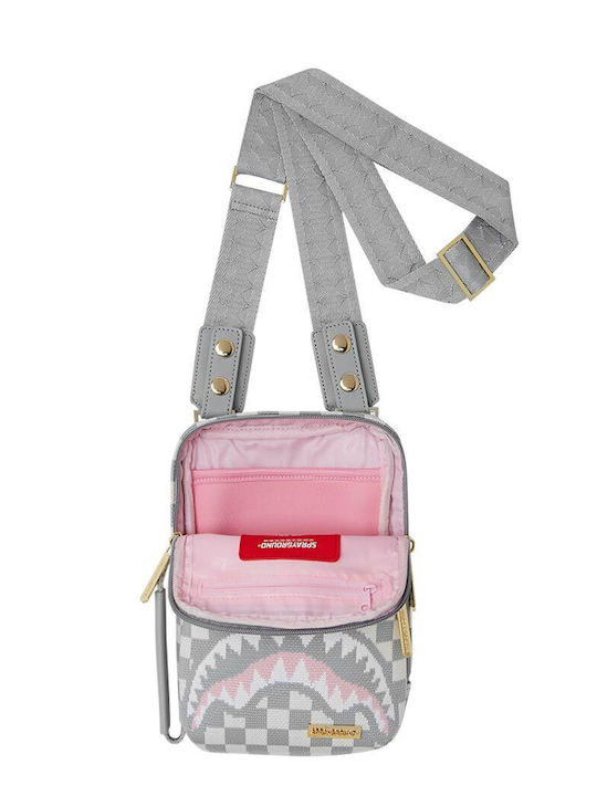 Sprayground Knit Sharks In Paris In Cream Grey Og Sling 910b7851nsz