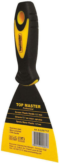 Topmaster Putty knife with plastic handle 127mm Joint Knife Inox 127mm with Plastic Handle 320712 10-0509