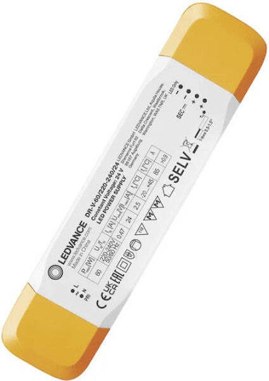 Ledvance Dimmable LED Захранване IP20 Мощност 30W с Изходно Напрежение 24V