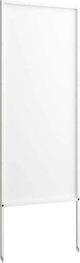 Vidaxl Διακοσμητική Πλάκα Κήπου Λευκό 50 X 140 Cm