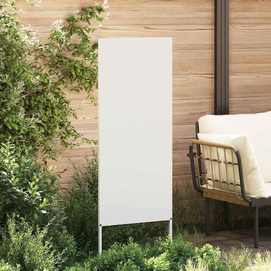Vidaxl Διακοσμητική Πλάκα Κήπου Λευκό 50 X 140 Cm