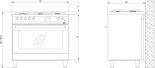 Lofra Commercial Restaurant Range