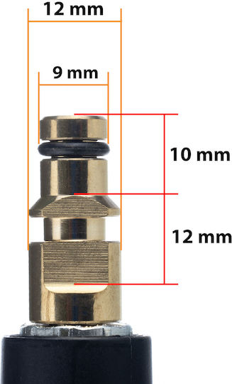 Rosfix Rubber High Pressure Hose for Pressure Washer made of PVC 15m