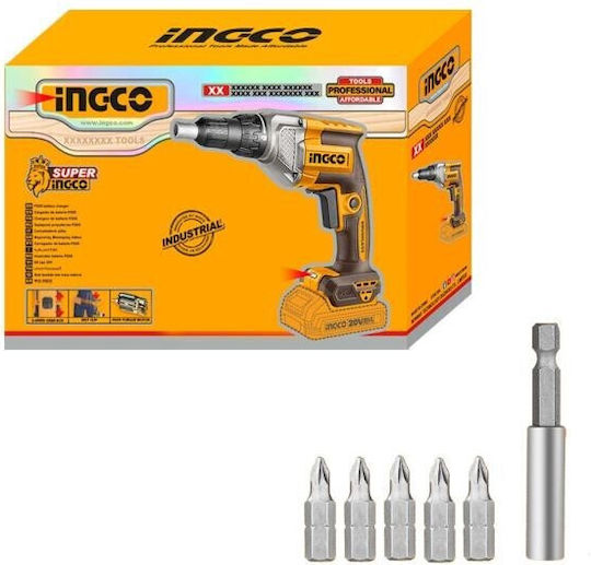 Ingco CDSLI20428 Drywall Screwdriver Battery Solo Brushless 20V