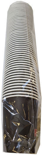 Tefaco Disposable Cup Paper Black 240ml