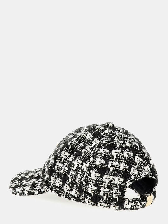 Guess Γυναικείο Καπέλο Giully Tweed Baseball Aw5369pol01-bla