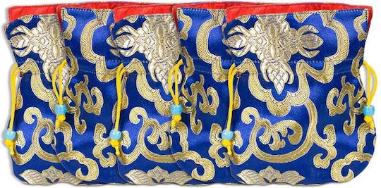 Mωσαϊκό Τσαντάκι Πουγκί Lotus Brocate Mala 14x10cm