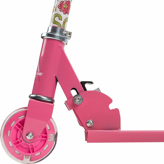 Action One Kids 3-wheel Scooter Flowers Unicorns Pink