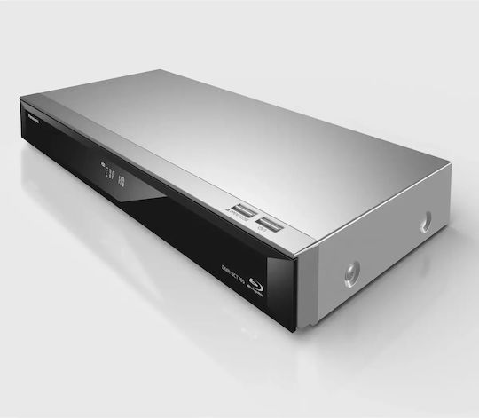 Panasonic Blu-Ray Player DMR-BCT765AG Built-In WiFi with Blu-Ray/DVD Recording Capability and USB Media Player Silver