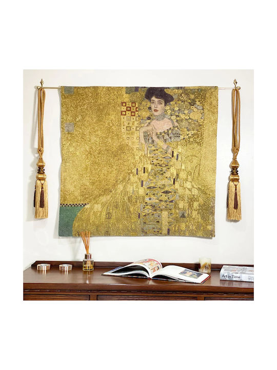 Signare Ταπισερί Τοίχου 100x100cm – Gustav Klimt Woman In Gold