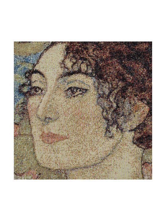 Tapiserie de perete Signare 100x100cm – Gustav Klimt Lady Fan