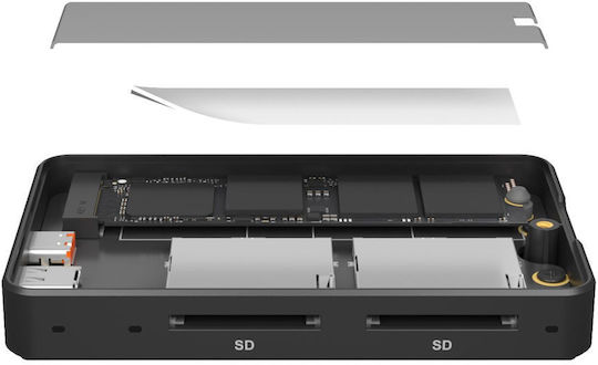 Icy Dock Θήκη για Σκληρό Δίσκο M.2 SATA III με σύνδεση Type-C