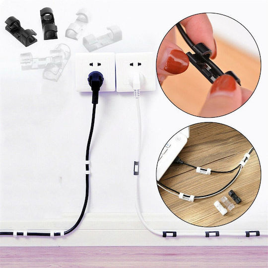 02990 Cable Clips White