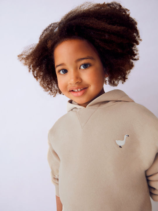 Kinder-Set mit Rock Winter 2Stück Beige