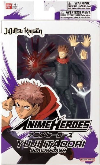 Banpresto Jujutsu Kaisen Yuji Itadori Anime Heroes Action Figure 17cm