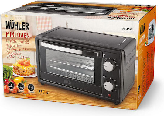 Muhler Electric Countertop Oven 10lt without Burners