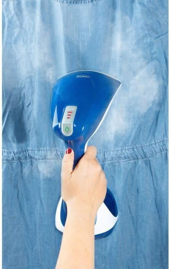 Domo Aparat de călcat cu abur pentru haine de Mână 1800W cu rezervor 220ml Albastru