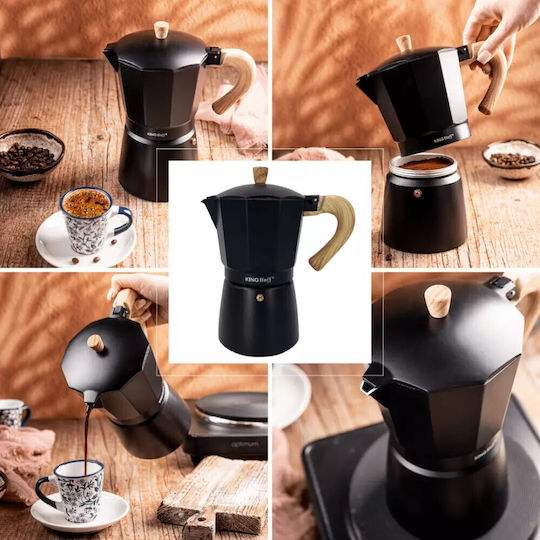 KING Hoff Μπρίκι Espresso Μαύρο