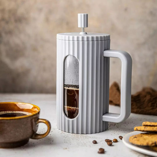 Klausberg Filterkaffeemaschine Handbetrieb Kunststoff Grau 1lt