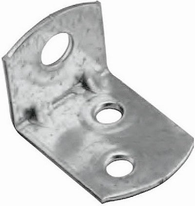 FFG Galvanized Corner Shelf Silver 28x38mm 37297