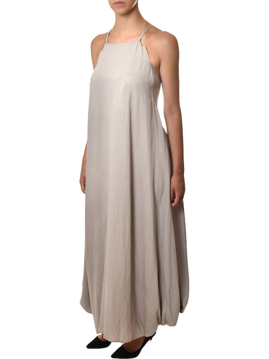 Summer Midi Dress for Wedding Christening Silver