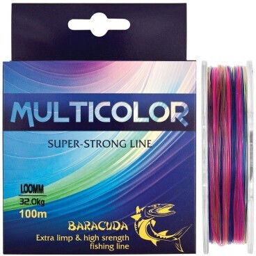 Baracuda Fire De Pescuit Multicolor Nylon Monofilament 100 M Diametru Mare
