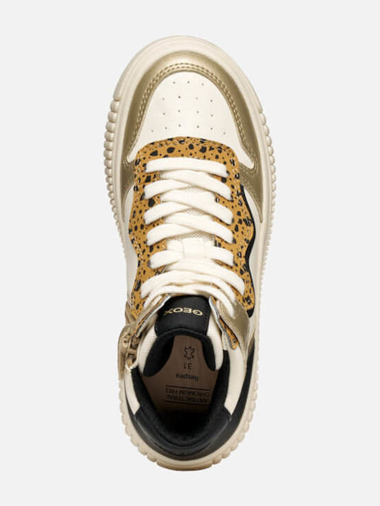 Laquinny Παιδικά Sneakers Ανατομικά με Σκρατς Χρυσά