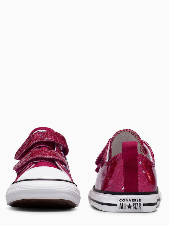 Chuck Taylor All Star Παιδικά Sneakers με Σκρατς Μωβ