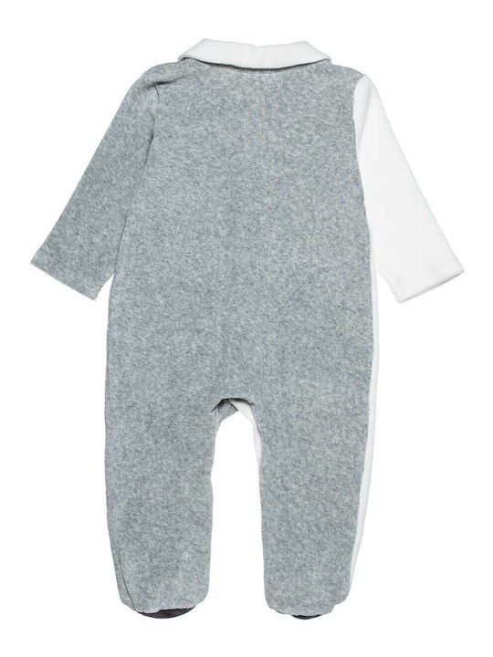 Tender Comforts Babystrampler Samt Gray