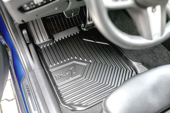 Frogum Set of Front and Rear Mats 4pcs Tray Type for Mercedes-Benz A Class / B Class / GLA 2012-2018 Black