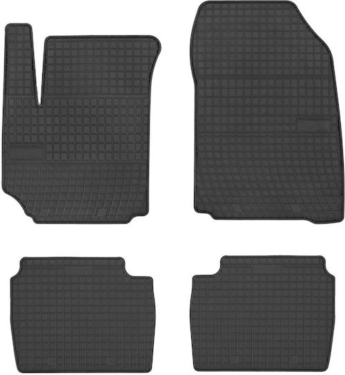 Frogum Set of Front and Rear Mats 4pcs for Fiat Croma 2005+ Black