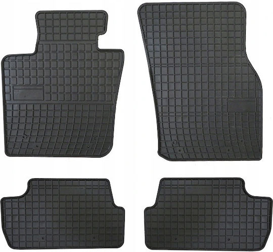 Frogum Set of Front and Rear Mats 4pcs for Mini Cooper 2014 Black
