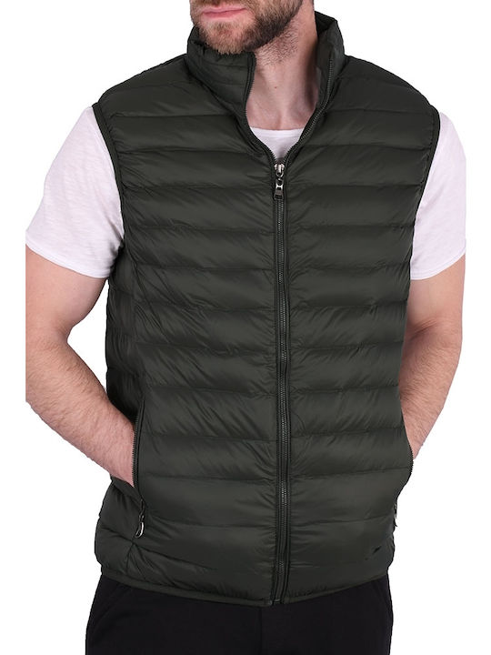 Αμάνικο Μπουφάν Puffer Χακί