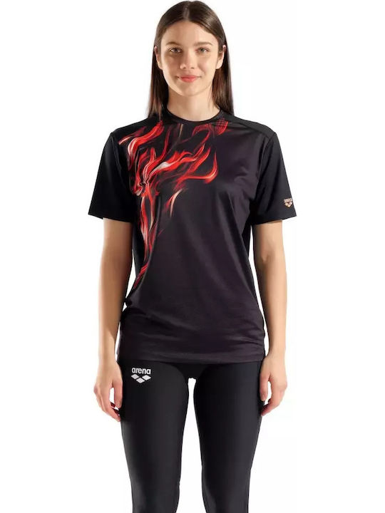 T-shirt Μαύρο