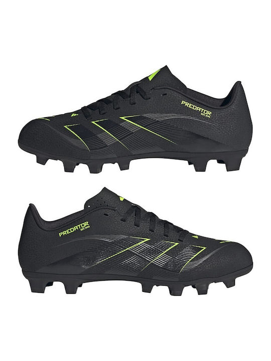 adidas Predator Club Football Shoes with Cleats Black