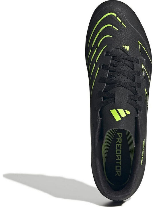 adidas Predator Club Football Shoes with Cleats Black