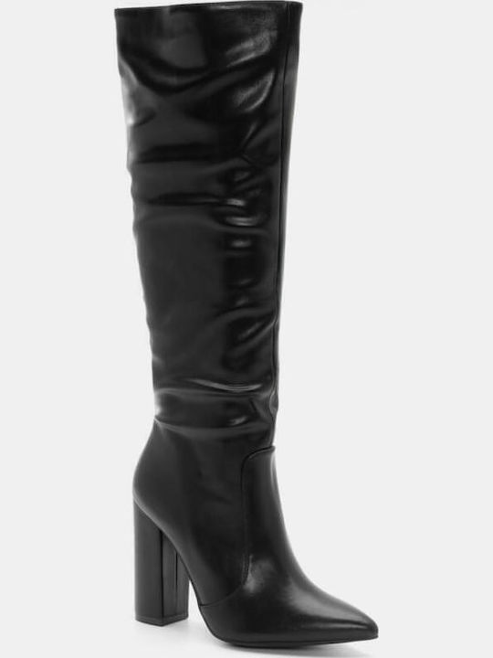Women's Boots with High Heel Black
