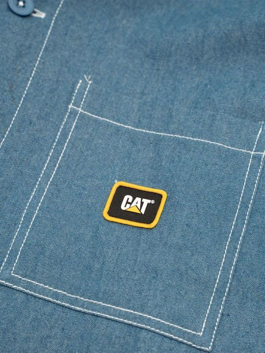 Overshirt Cu Mânecă Lungă În Linie Regular Fit Medium Wash