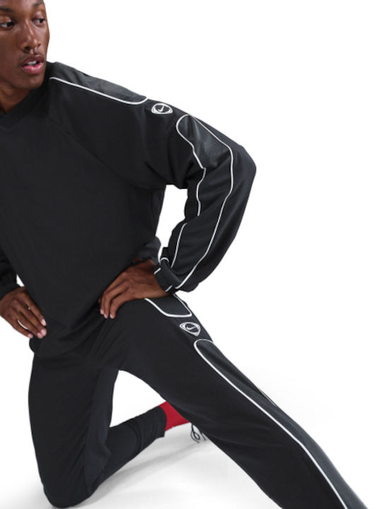 Fußball Jogginghose Dri-FIT Glänzendes Schwarz
