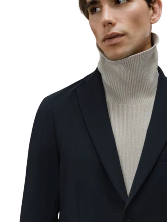 Winter Herrenanzugsjacke Blau