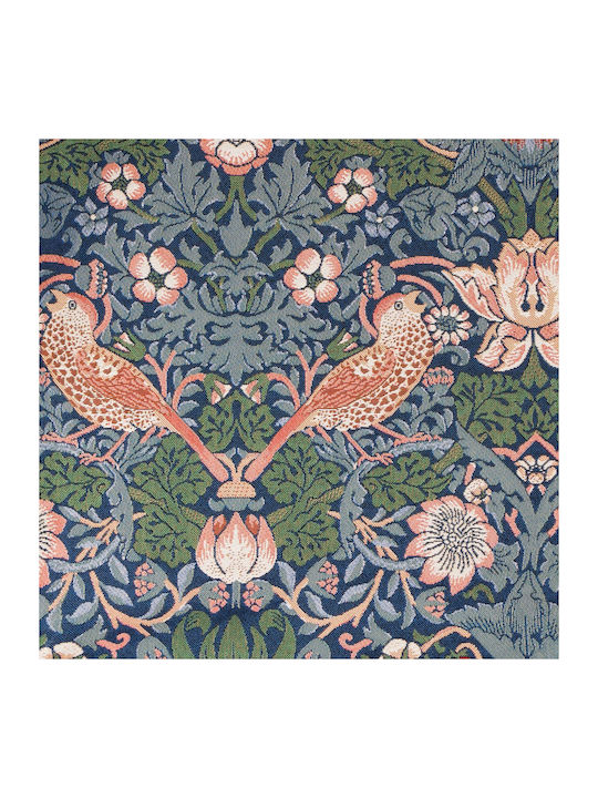 Signare Ριχτάρι Πολυθρόνας 140x140εκ. Strawberry Thief Blue