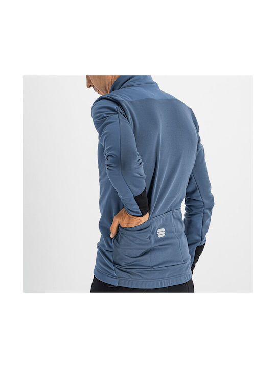Sportful Cycling Windbreaker Jacket Long sleeve Blue