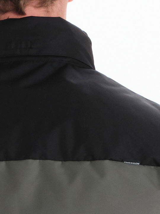 Geci Barbati Puffer Waterproof și cu Protecție împotriva Vântului Verzi