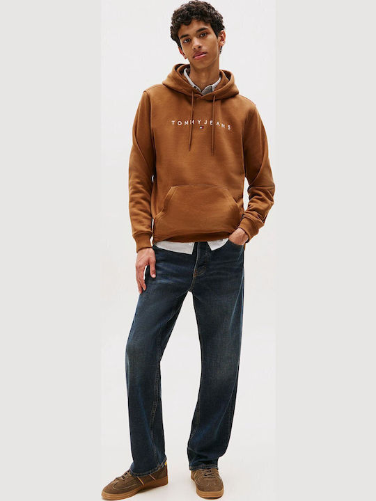 Sweatshirt with Hood Brown