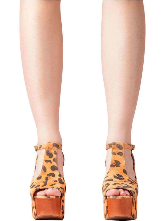 Jeffrey Campbell Δερμάτινα Πέδιλα Πολύχρωμα