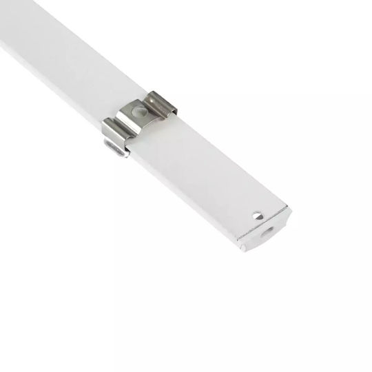 GloboStar Aluminum Profile for LED Strip with Opal Cover 100x1.7x0.5cm