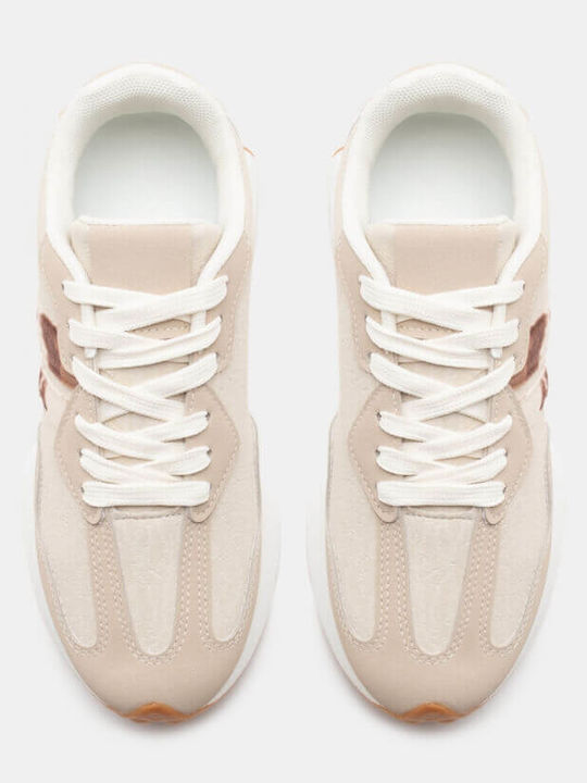 Γυναικεία Sneakers Μπεζ